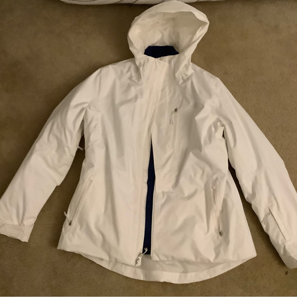 The North Face White Hooded Jacket
